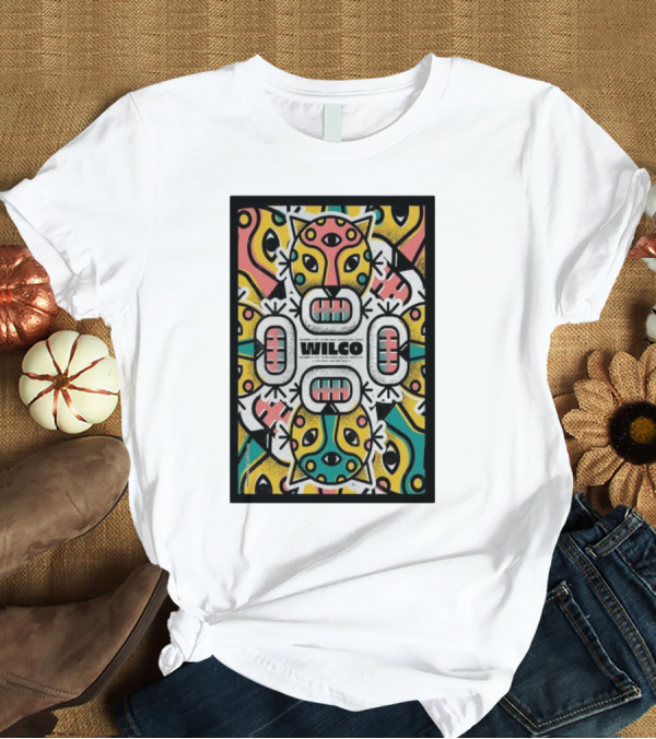 Official Wilco Tour 2023 Teatro Angela Peralta Mexico T-shirt